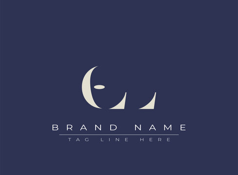 OLL abstract letter logo design. This logo is designed by three abstract letters.