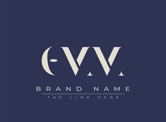 Fototapeta premium OMM abstract letter logo design. This logo is designed by three abstract letters.