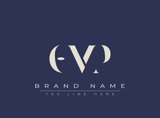 OMP abstract letter logo design. This logo is designed by three abstract letters.