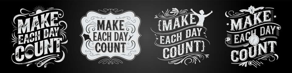 Ignite Your Passion with Chalk Typography Designs and Motivational Quotes for Leadership and Resilience