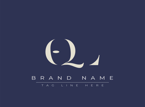 OQL abstract letter logo design. This logo is designed by three abstract letters.