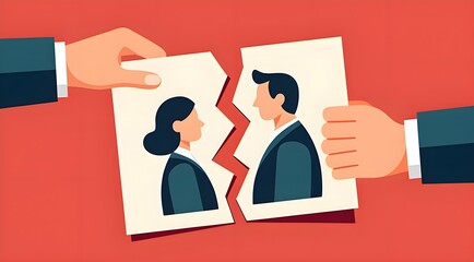 Symbol of emotional breakdown