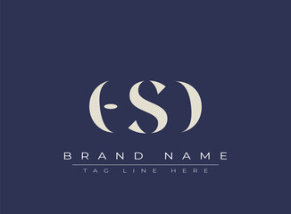 OSD abstract letter logo design. This logo is designed by three abstract letters.