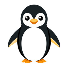 Fototapeta premium penguin cartoon no background
