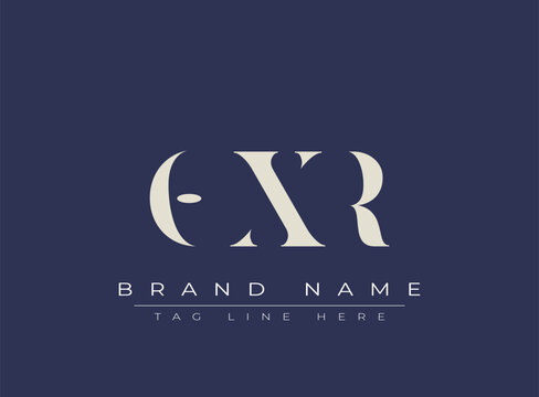 OXR abstract letter logo design. This logo is designed by three abstract letters.