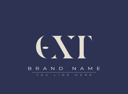 OXT abstract letter logo design. This logo is designed by three abstract letters.