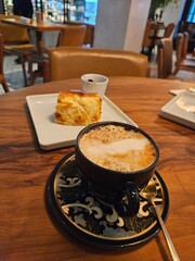 cup of coffee and cake