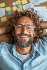 Obraz premium Confident Businessman Banner