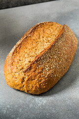 Organic Rustic Whole Grain Italian Bread Loaf