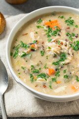 Homemade Chicken and Wild Rice Soup