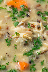 Homemade Chicken and Wild Rice Soup