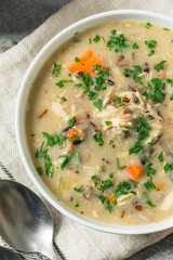 Homemade Chicken and Wild Rice Soup