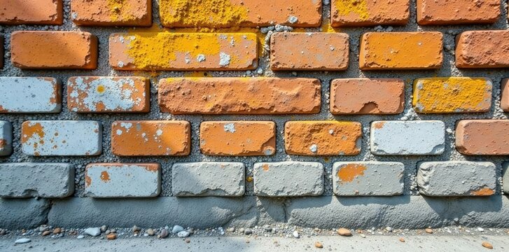 Concrete clavos para concreto en un muro de hormig?n, seguridad, muro, edificio