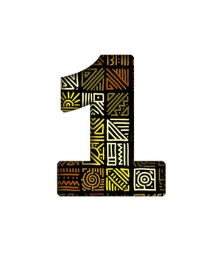 1 number letter text typography african style textile abstract african pattern artwork font transparent background
