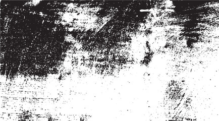 Scratched and Cracked Grunge Urban Background Texture Vector. Dust Overlay Distress Grainy Grungy Effect. Distressed Backdrop Vector Illustration. Isolated Black on White Background. EPS 10.