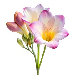 Fototapeta premium pink and white magnolia flowers