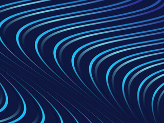 Digital technology wavy futuristic blue background, cyber nano information, future technology data innovation, internet network. Blue Sky HD Abstract Background Design.