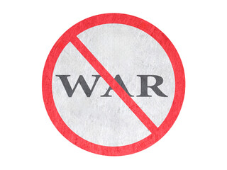 no war sign on transparent background