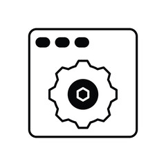 Setting vector icon
