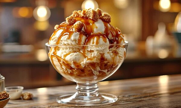 hokey pokey ice cream sundae video new zealand sweets