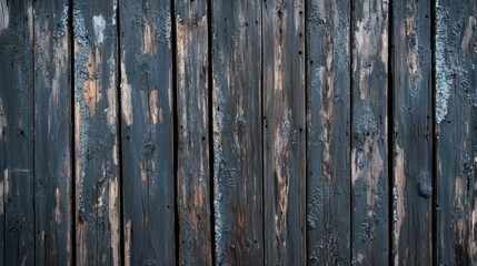 Fototapeta premium Aged wooden planks wall background texture