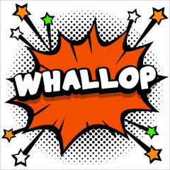 Free Funny Comic Style Template Vector