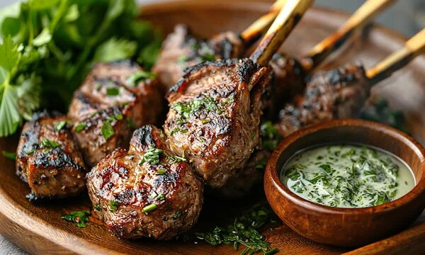 herb-marinated lamb skewers video new zealand cuisine