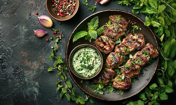 herb-marinated lamb skewers video new zealand cuisine