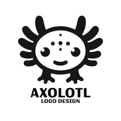 Axolotl Vector Logo Design