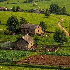 old farm house