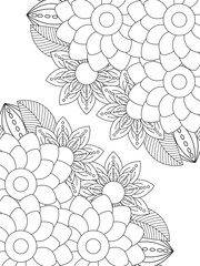 PrintFlowers Coloring Pages For Adules
