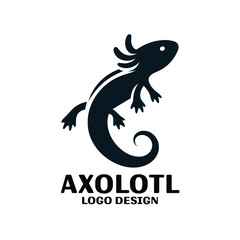 Axolotl Vector Logo Design