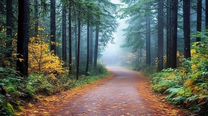 Obraz premium beauty nature illustration full of calmness and goodness