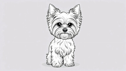 Adorable Dog Sketch