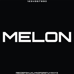 Unique bubble style font design vector