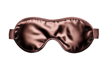 Luxurious Satin Sleep Mask, Isolated, Nighttime Rest Accessory, cut out transparent