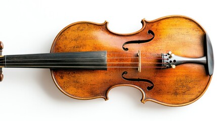 Fototapeta premium Violin on a White Background