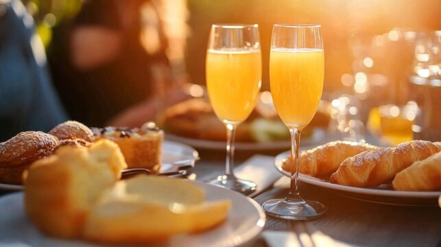 A sunny cafe sets the perfect backdrop for a joyful meal with friends.