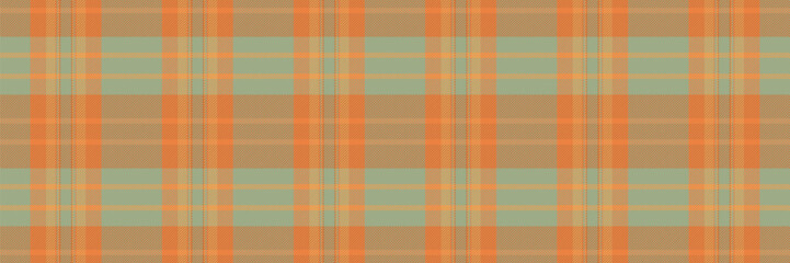Subtle autumnal plaid pattern in muted oranges and greens.  Perfect for fallthemed designs, textile prints, website backgrounds, or stationery. Evokes feelings of warmth, comfort, and rustic charm.