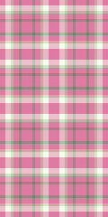 African fabric plaid background, creation texture check seamless. Vichy pattern vector textile tartan in pale violet red and pink colors.