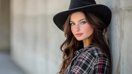 Portrait of a Young Woman in a Hat