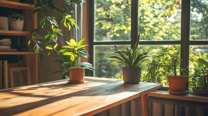 Indoor Plants by the Window