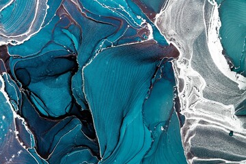 Original artwork photo of marble ink abstract art. High resolution photograph from exemplary...