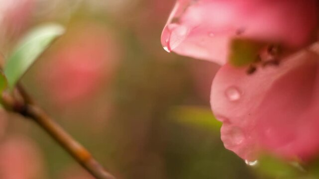 water droplets macro