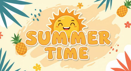 Fototapeta premium Sunny Summertime Vibes