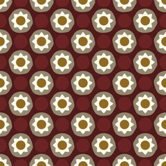 Cute small white flowers pattern doodle shapes motif continuous classic background. Modern decoration ditsy floral fabric design textile swatch ladies dress, men's summer shirt all over print block.