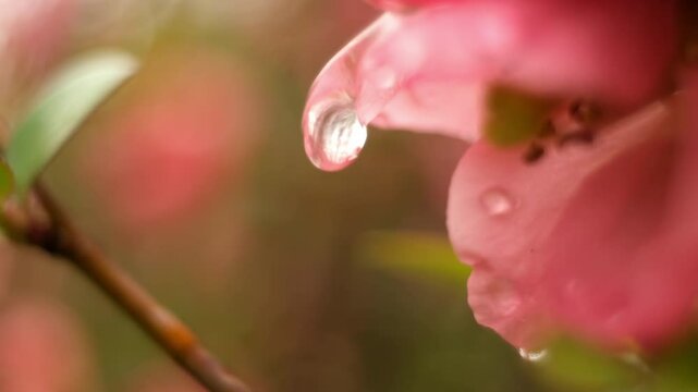 water droplets macro