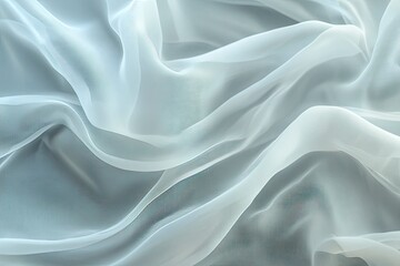 Obraz premium Draped Fabric in Flowing Motion Creating Soft and Elegant Texture Design
