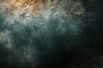 Fototapeta premium Dramatic Texture of Dark Concrete Wall with Light Streaks and Rough Surface