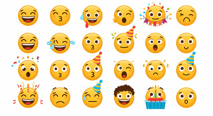Emoji Party Faces